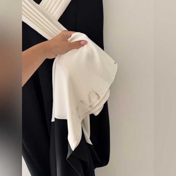 TADASHI SHOJI Plaza Drape Back Gown M - Picture 4 of 7